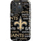 NFL New Orleans Saints Black Blast iPhone 16 Pro Magsafe Impact Case
